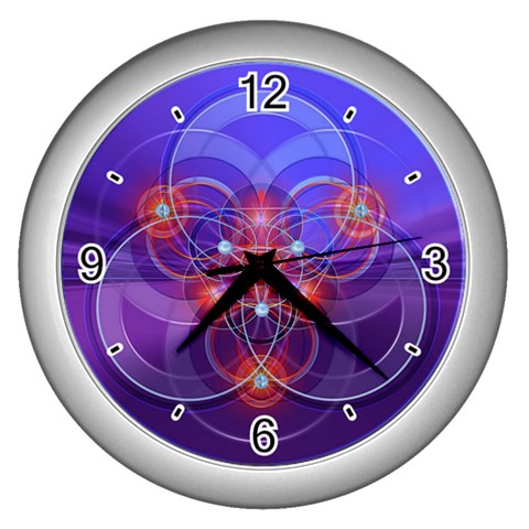 Empowerment Wall Clock (Silver) from ArtsNow.com Front