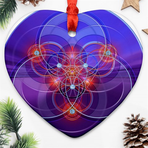 Empowerment Ornament (Heart) from ArtsNow.com Front