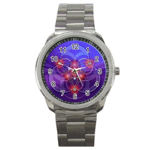 Empowerment Sport Metal Watch from ArtsNow.com Front