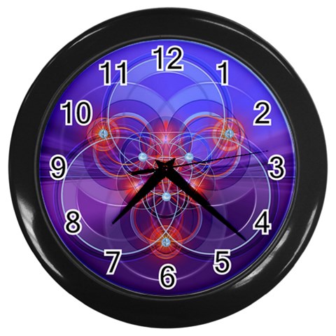 Empowerment Wall Clock (Black) from ArtsNow.com Front