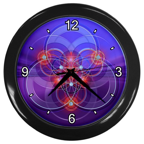 Empowerment Wall Clock (Black) from ArtsNow.com Front