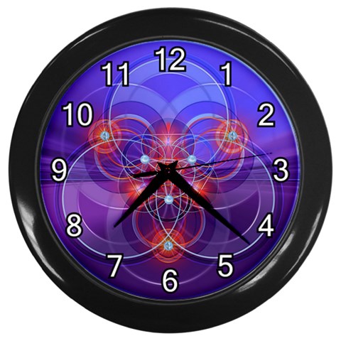 Empowerment Wall Clock (Black) from ArtsNow.com Front