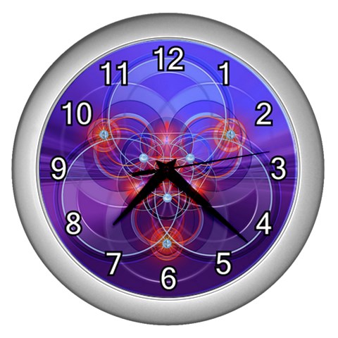 Empowerment Wall Clock (Silver) from ArtsNow.com Front