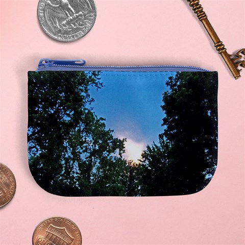 Coming Sunset Accented Edges Coin Change Purse from ArtsNow.com Front