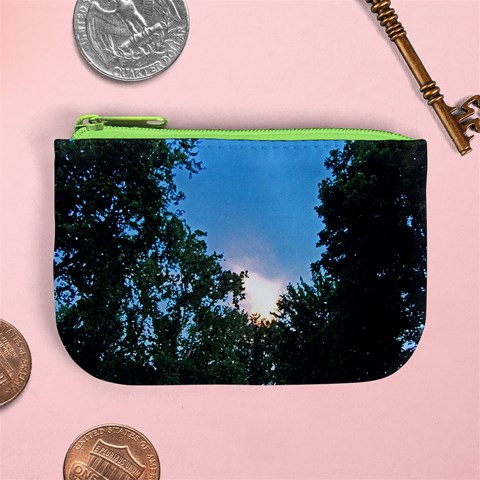 Coming Sunset Accented Edges Coin Change Purse from ArtsNow.com Front