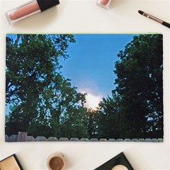 Coming Sunset Accented Edges Cosmetic Bag (XXL) from ArtsNow.com Back