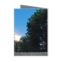 Coming Sunset Accented Edges Mini Greeting Card (8 Pack) from ArtsNow.com Left