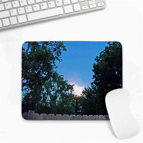 Coming Sunset Accented Edges Small Mouse Pad (Rectangle) from ArtsNow.com Front