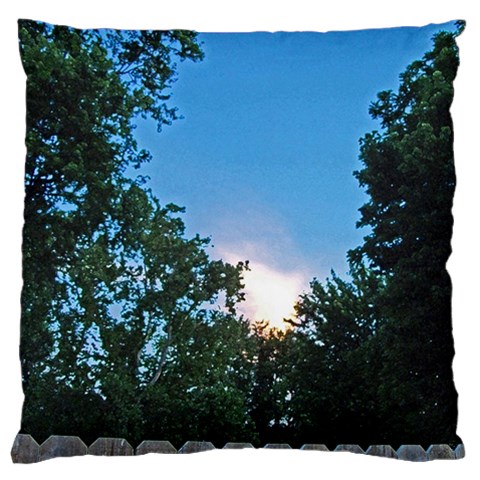 Coming Sunset Accented Edges Large Cushion Case (Two Sided)  from ArtsNow.com Front