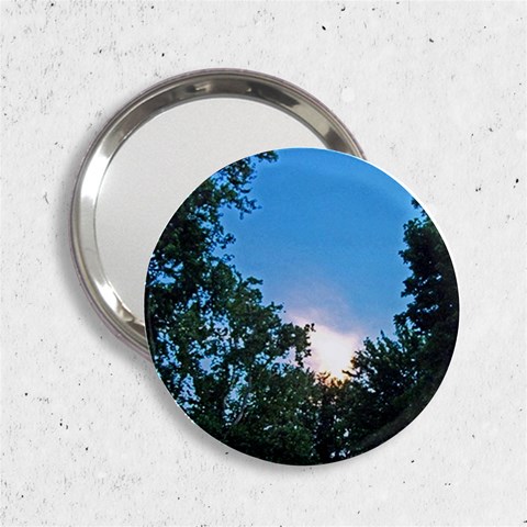 Coming Sunset Accented Edges Handbag Mirror (2.25 ) from ArtsNow.com Front