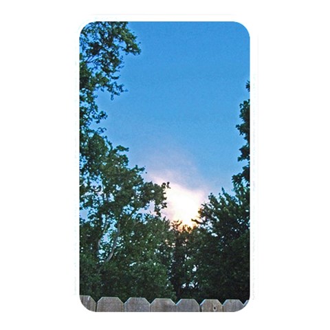 Coming Sunset Accented Edges Memory Card Reader (Rectangular) from ArtsNow.com Front