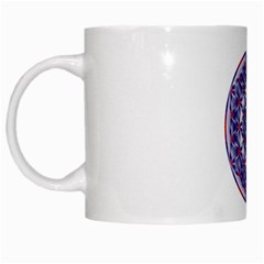 Life Flower White Mug from ArtsNow.com Left