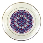 Life Flower Porcelain Plate