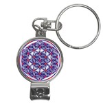 Life Flower Nail Clippers Key Chain