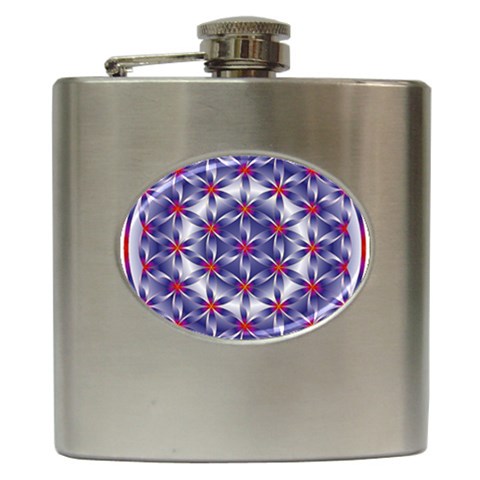 Life Flower Hip Flask (6 oz) from ArtsNow.com Front