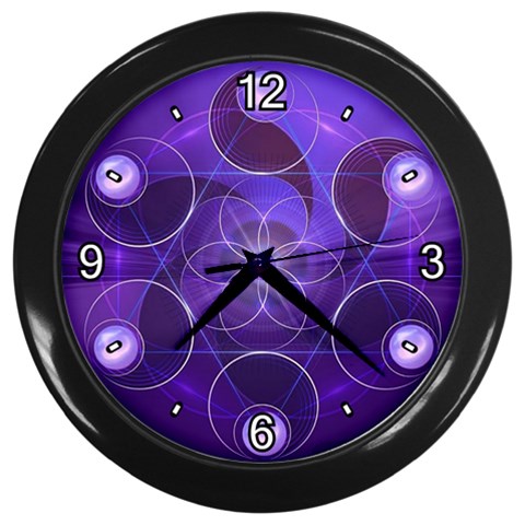 Forgivenes Wall Clock (Black) from ArtsNow.com Front