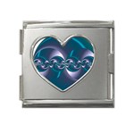 Generation Mega Link Heart Italian Charm (18mm)