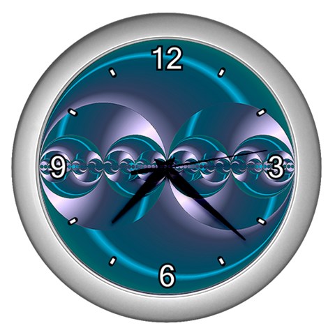 Generation Wall Clock (Silver) from ArtsNow.com Front