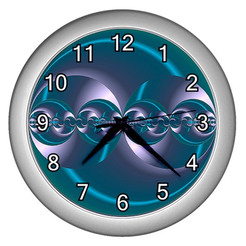 Generation Wall Clock (Silver) from ArtsNow.com Front