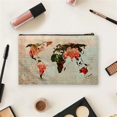 Vintageworldmap1200 Cosmetic Bag (Medium) from ArtsNow.com Back