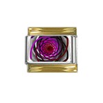 Golden Ratio Gold Trim Italian Charm (9mm)