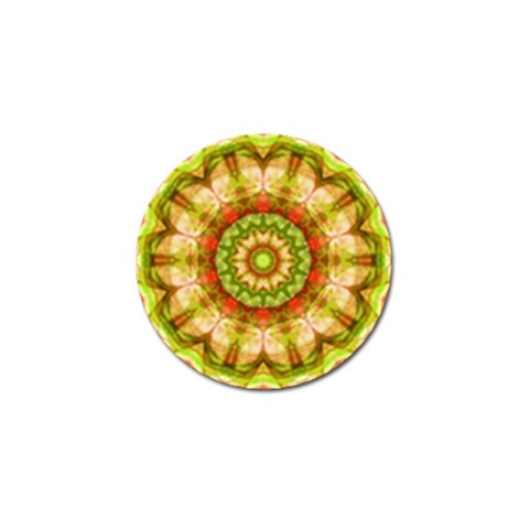 Red Green Apples Mandala Golf Ball Marker 10 Pack from ArtsNow.com Front