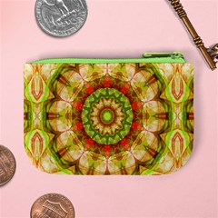 Red Green Apples Mandala Coin Change Purse from ArtsNow.com Back