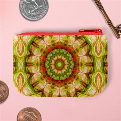 Red Green Apples Mandala Coin Change Purse from ArtsNow.com Back