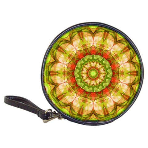 Red Green Apples Mandala CD Wallet from ArtsNow.com Front