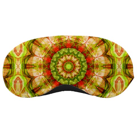 Red Green Apples Mandala Sleeping Mask from ArtsNow.com Front