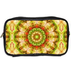 Red Green Apples Mandala Travel Toiletry Bag (Two Sides) from ArtsNow.com Back