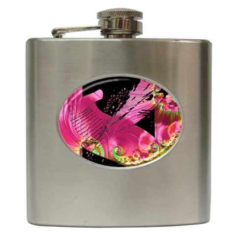 Elegant Writer Hip Flask from ArtsNow.com Front