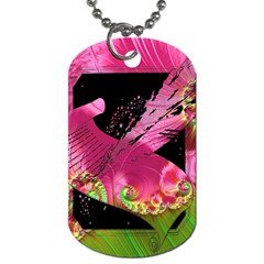 Elegant Writer Dog Tag (Two Back