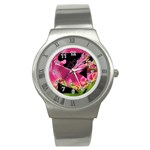 Elegant Writer Stainless Steel Watch (Slim)