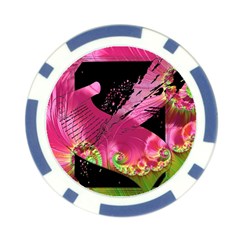 Elegant Writer Poker Chip from ArtsNow.com Back