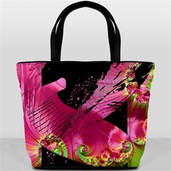 Elegant Writer Bucket Handbag from ArtsNow.com Back