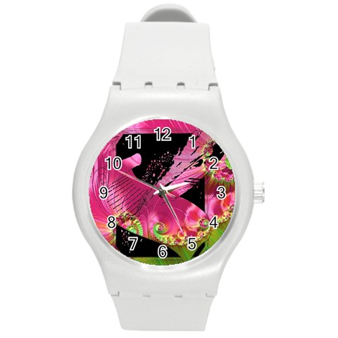 Elegant Writer Plastic Sport Watch (Medium) from ArtsNow.com Front