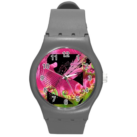 Elegant Writer Plastic Sport Watch (Medium) from ArtsNow.com Front