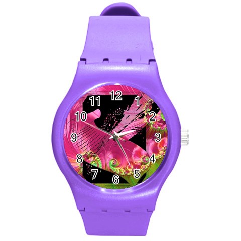 Elegant Writer Plastic Sport Watch (Medium) from ArtsNow.com Front