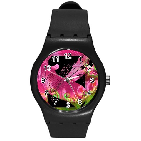 Elegant Writer Plastic Sport Watch (Medium) from ArtsNow.com Front