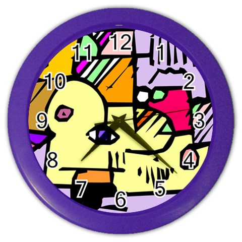 Fighting The Fog Wall Clock (Color) from ArtsNow.com Front