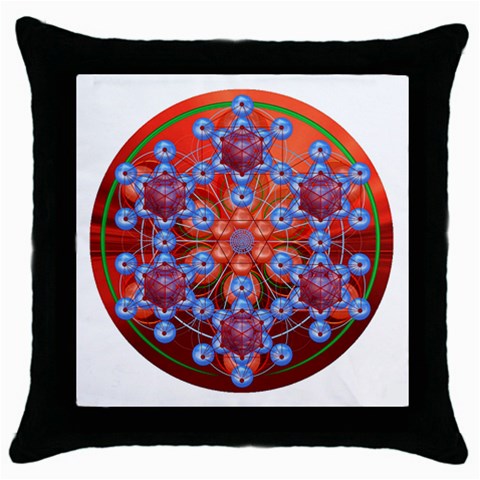 Grailcode2 Throw Pillow Case (Black) from ArtsNow.com Front