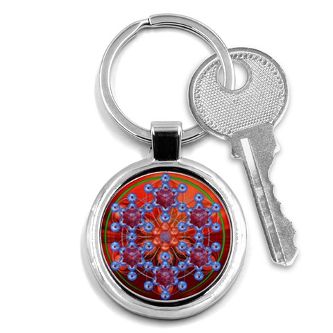 Grailcode2 Key Chain (Round) from ArtsNow.com Front