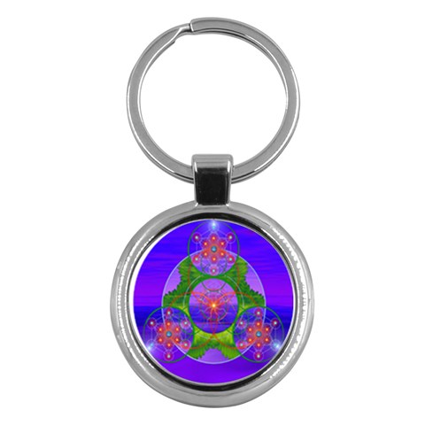 Grailcode3 Key Chain (Round) from ArtsNow.com Front