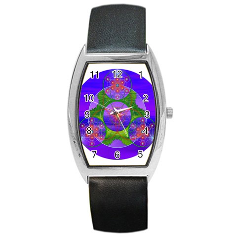 Grailcode3 Barrel Style Metal Watch from ArtsNow.com Front