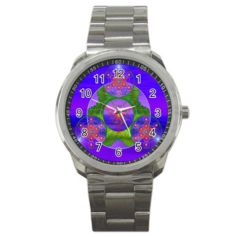 Grailcode3 Sport Metal Watch from ArtsNow.com Front