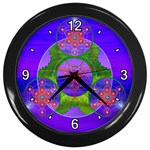 Grailcode3 Wall Clock (Black)