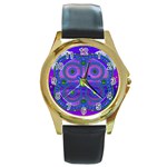 Grailcode4 Round Gold Metal Watch