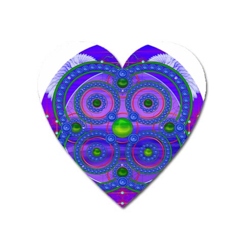 Grailcode4 Magnet (Heart) from ArtsNow.com Front