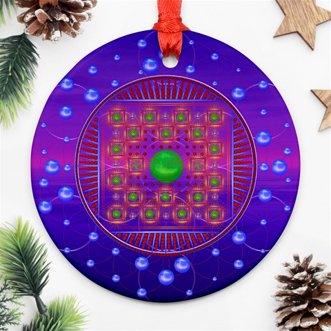 Grailcode5 Ornament (Round) from ArtsNow.com Front